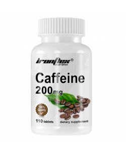 Комплекс до тренировки IronFlex Caffeine 200 mg 110 Tabs