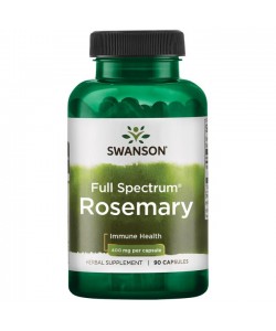 Комплекс для профилактики работы печени Swanson Full Spectrum Rosemary 400 mg 90 Caps