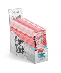 Жиросжигатель для спорта OstroVit Aqua Kick L-Carnitine 24 х 10 g Cherry