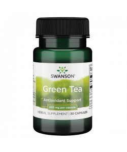 Зеленый чай Swanson Green Tea 500 mg 30 Caps