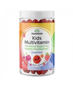 Витаминно-минеральный комплекс для детей Swanson Kids Multivitamin 60 Gummies Mixed Fruit