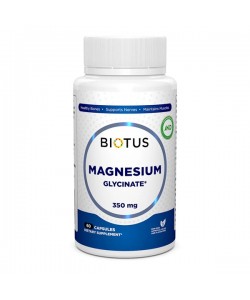 Микроэлемент Магний Biotus Magnesium Glycinate 60 Caps