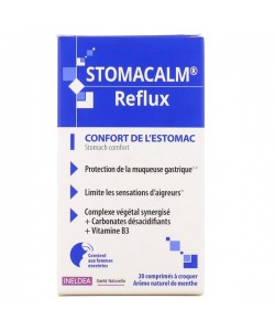 Комплекс для пищеварения INELDEA SANTE NATURELLE Stomacalm Reflux 20 Chewable Tabs Natural Mint Flavor Natural Mint Flavor