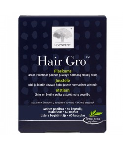 Соевый экстракт New Nordic Hair Gro 60 Caps