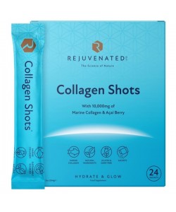Коллаген Rejuvenated Collagen Shots 10 000 mg per serving (11 g) 24 sachets Natural