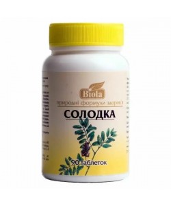 Комплекс для профилактики дыхательной системы Biola Солодка 90 таблеток
