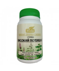 Смесь экстрактов Biola Высокий потенциал 90 таблеток