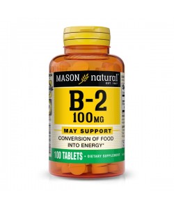 Рибофлавин Mason Natural Vitamin B2 100 mg 100 Tabs
