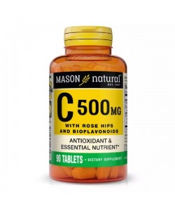 Витамин C Mason Natural Vitamin C With Rose Hips And Bioflavonoids 500 mg 90 Tabs