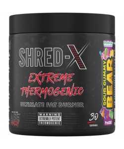 Комплексный жиросжигатель Applied Nutrition Shred-X Powder 300 g /30 servings/ Sour Gummy Bear