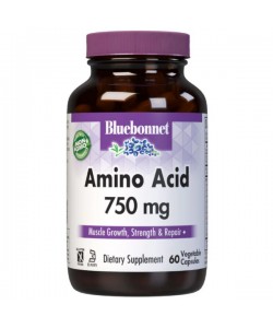 Аминокомплекс Bluebonnet Nutrition Amino Acid 750 mg 60 Veg Caps