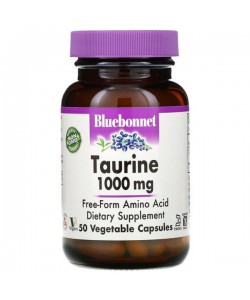 Таурин Bluebonnet Nutrition Taurine 1000 mg 50 Veg Caps