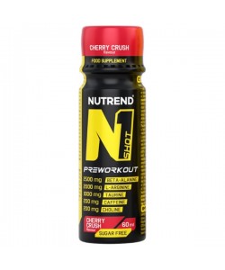 Комплекс до тренировки Nutrend N1 Preworkout Shot 60 ml Cherry Crush