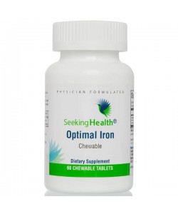 Микроэлемент Железо Seeking Health Optimal Iron Chewable 10 mg 60 Chewable Tabs