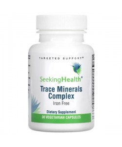 Мультиминеральный комплекс Seeking Health Trace Minerals Complex, Iron Free 30 Veg Caps
