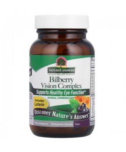 Комплекс для профилактики зрения Nature's Answer Bilberry Vision Complex 60 Veg Caps