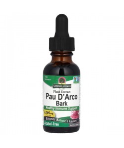 Муравьиное дерево Nature's Answer Pau D'Arco Bark, Alcohol-Free 2000 mg 30 ml /15 servings/
