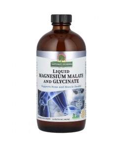 Микроэлемент Магний Nature's Answer Liquid Magnesium Malate and Glycinate 480 ml /16 servings/ Tangerine