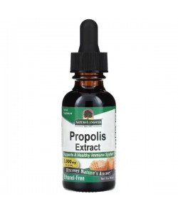 Натуральная добавка для иммунитета Nature's Answer Propolis Extract 1000 mg Alcohol-Free 30 ml /30 servings/