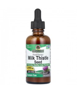 Расторопша Nature's Answer Milk Thistle Seed, Fluid Extract, Alcohol-Free 2000 mg 60 ml /30 servings/