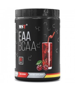 Аминокомплекс для спорта MST Nutrition BCAA EAA Zero 1040 g /80 servings/ Cherry
