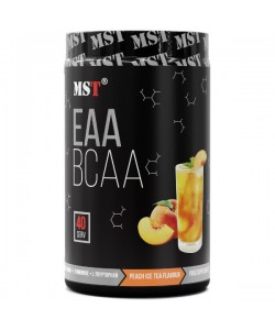 Аминокомплекс для спорта MST Nutrition BCAA EAA Zero 520 g /40 servings/ Peach Ice Tea