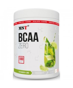 Аминокислота BCAA для спорта MST Nutrition BCAA Zero 600 g /100 servings/ Cucumber Lime