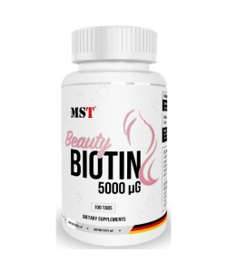 Витамин B для спорта MST Nutrition Biotin 5000 100 Tabs