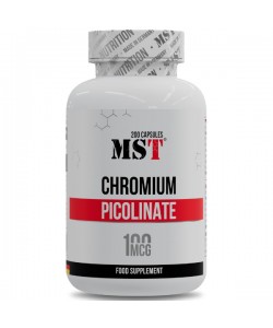 Микроэлемент Хром для спорта MST Nutrition Chromium Picolinate 200 Caps