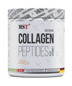 Хондропротектор (для спорта) MST Nutrition Collagen Peptides + Fortigel 300 g /30 servings/ Green Apple