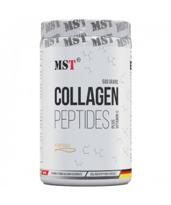 Хондропротектор (для спорта) MST Nutrition Collagen Peptides + Fortigel 500 g /50 servings/ Green Apple