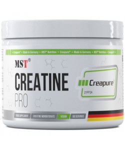 Креатин моногидрат MST Nutrition Creatine PRO Creapure 300 g /88 servings/