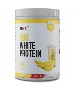 Протеин MST Nutrition EGG White Protein 900 g /36 servings/ Banana