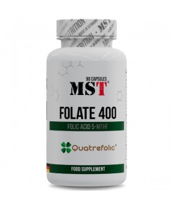 Витамин B для спорта MST Nutrition Folate 400 Quatrefolic 90 Caps
