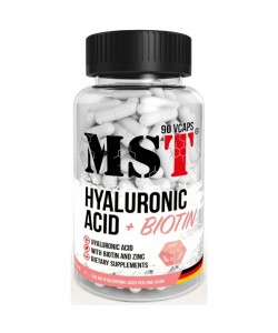Комплекс до тренировки MST Nutrition Hyaluronic Acid + Biotin + Zinc 90 Caps