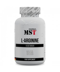 Аргинин для спорта MST Nutrition L-Arginine 120 Caps