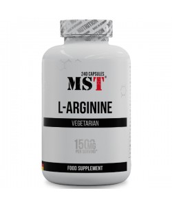 Аргинин для спорта MST Nutrition L-Arginine 240 Caps