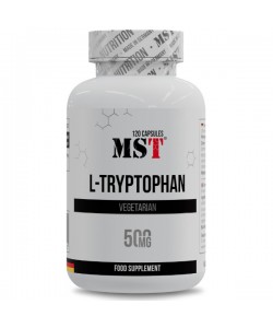 Триптофан для спорта MST Nutrition L-Tryptophan 500 120 Caps