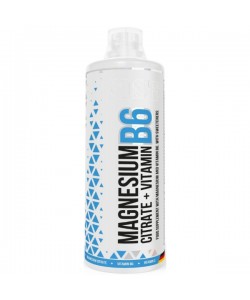 Витаминно-минеральный комплекс для спорта MST Nutrition Magnesium Citrate Plus Vitamin B6 1000 ml /40 servings/ Cherry