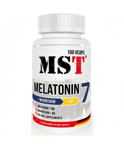 Витаминно-минеральный комплекс для спорта MST Nutrition Melatonin 7 + Magnesium + B6 100 Veg Caps