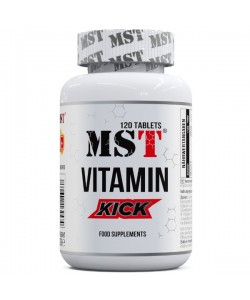Витаминно-минеральный комплекс для спорта MST Nutrition Vitamin KICK 120 Tabs