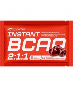 Аминокислота BCAA для спорта Sporter Instant ВСАА 2:1:1 10 g Cherry