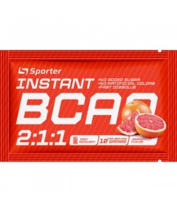 Аминокислота BCAA для спорта Sporter Instant ВСАА 2:1:1 10 g Graipfruit