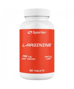 Аргинин для спорта Sporter L-Arginine 750 mg 90 Tabs