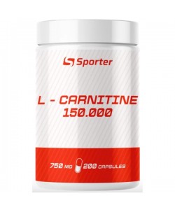 Жиросжигатель для спорта Sporter L-Carnitine 150000 200 Caps