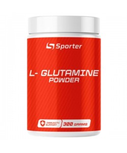 Глютамин для спорта Sporter L-Glutamine 300 g /60 servings/