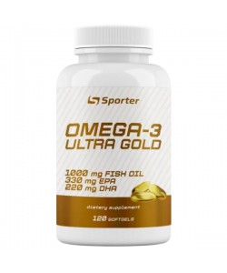 Омега для спорта Sporter Omega-3 Ultra Gold 120 Caps