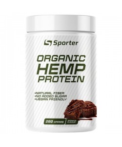 Протеин Sporter Organic Hemp Protein 280 g /7 servings/ Brownie