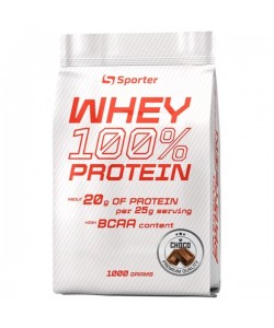Протеин Sporter Whey 100% Protein 1000 g /40 servings/ Chocolate