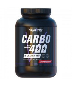 Гейнер Vansiton Carbo 400 1500 g /50 servings/ Strawberry